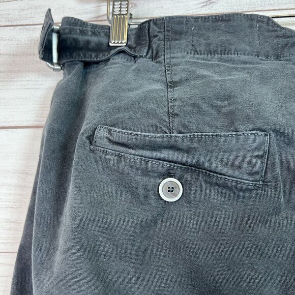 Anthropologie Gray Slouched High Rise Trousers Pants Size 32 - Picture 6 of 12